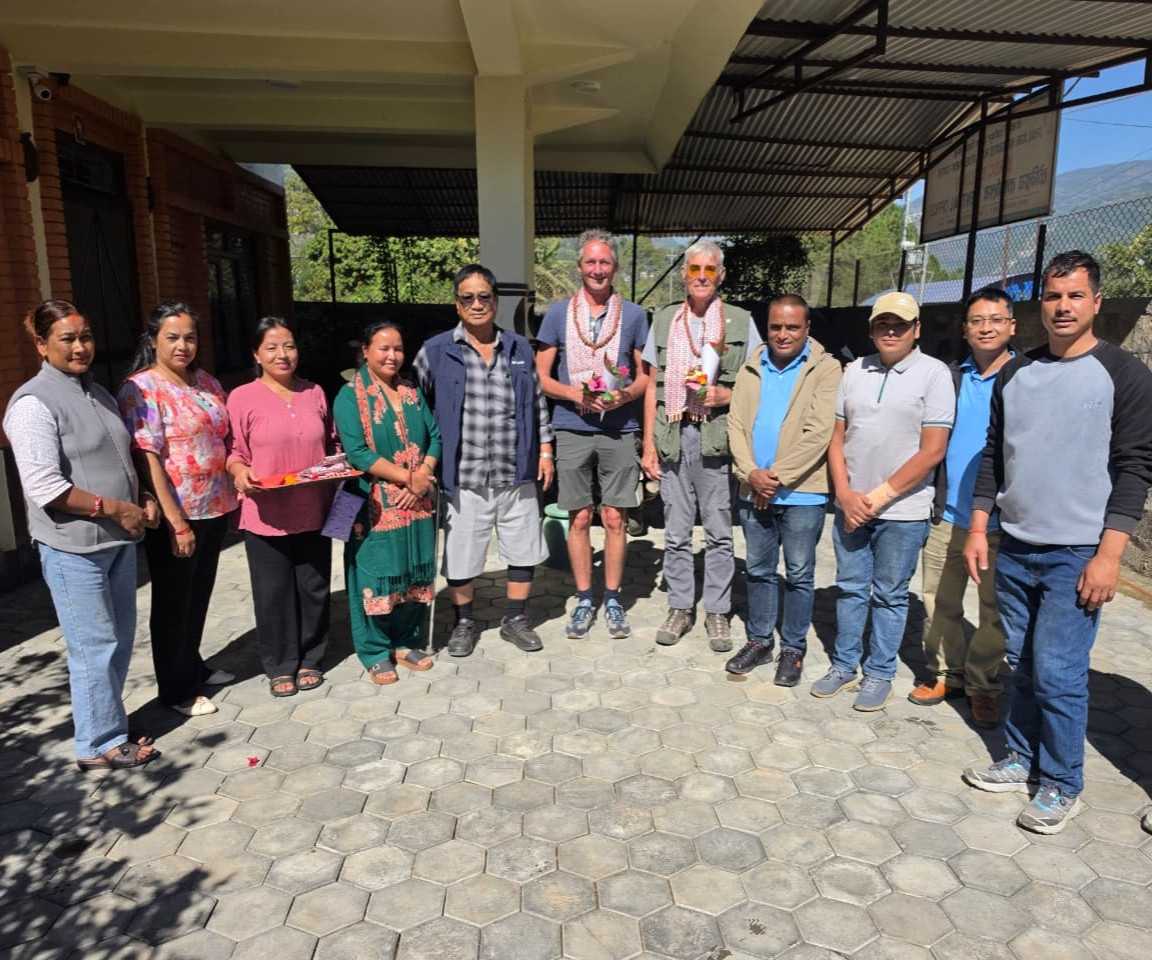 Dr. Krijn and Mr. Damad's visit to DIRDC, Baglung
